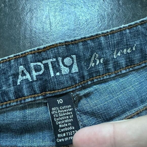 Apt 9 Grey Colored Women’s Jeans Bootcut Style Size 10 Cotton Blend - Picture 8 of 10